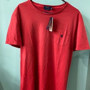 New w/ tags. Ralph Lauren Polo. Custom Slim Fit Pocket Tee.